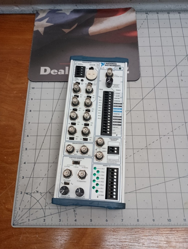 National Instruments NI BNC-2120 Connector Block w Func. Generator, Quad Encoder