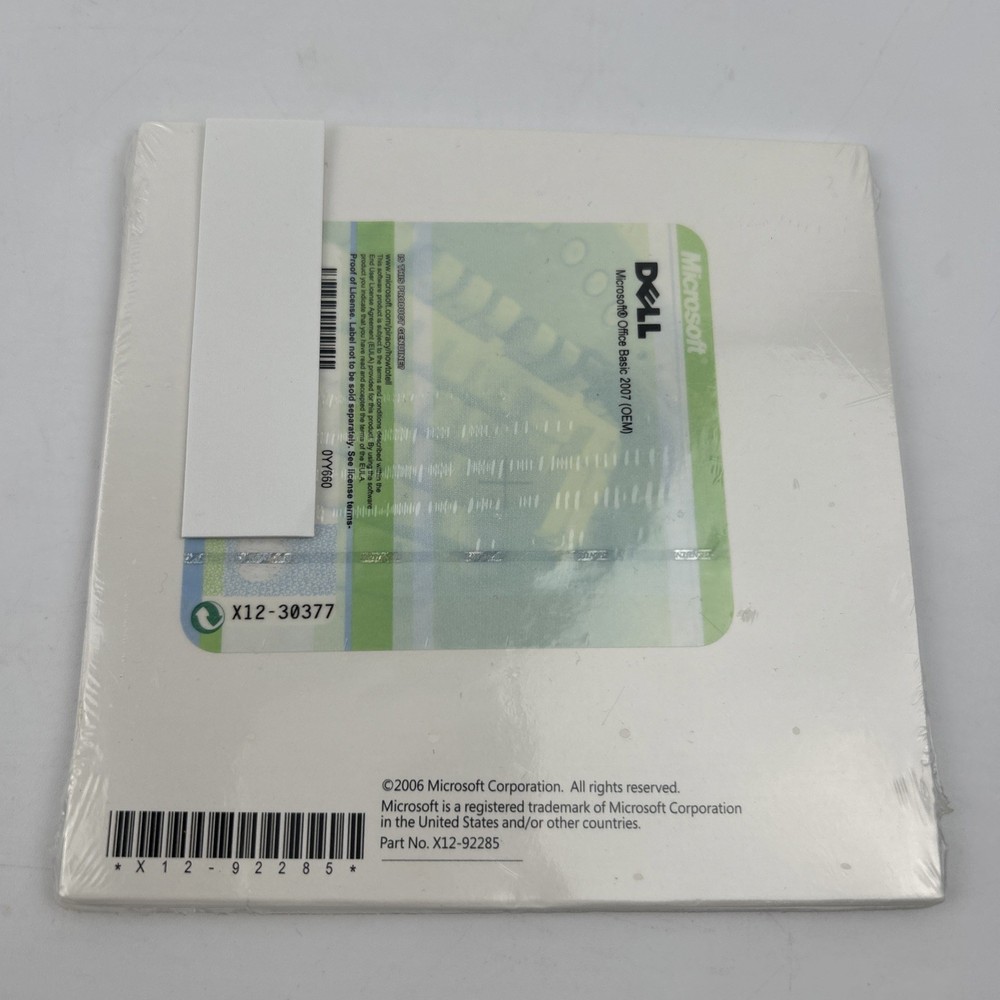 Microsoft Office Professional 2007 - Upgrade Genuine W/ Activation Code - Sealed