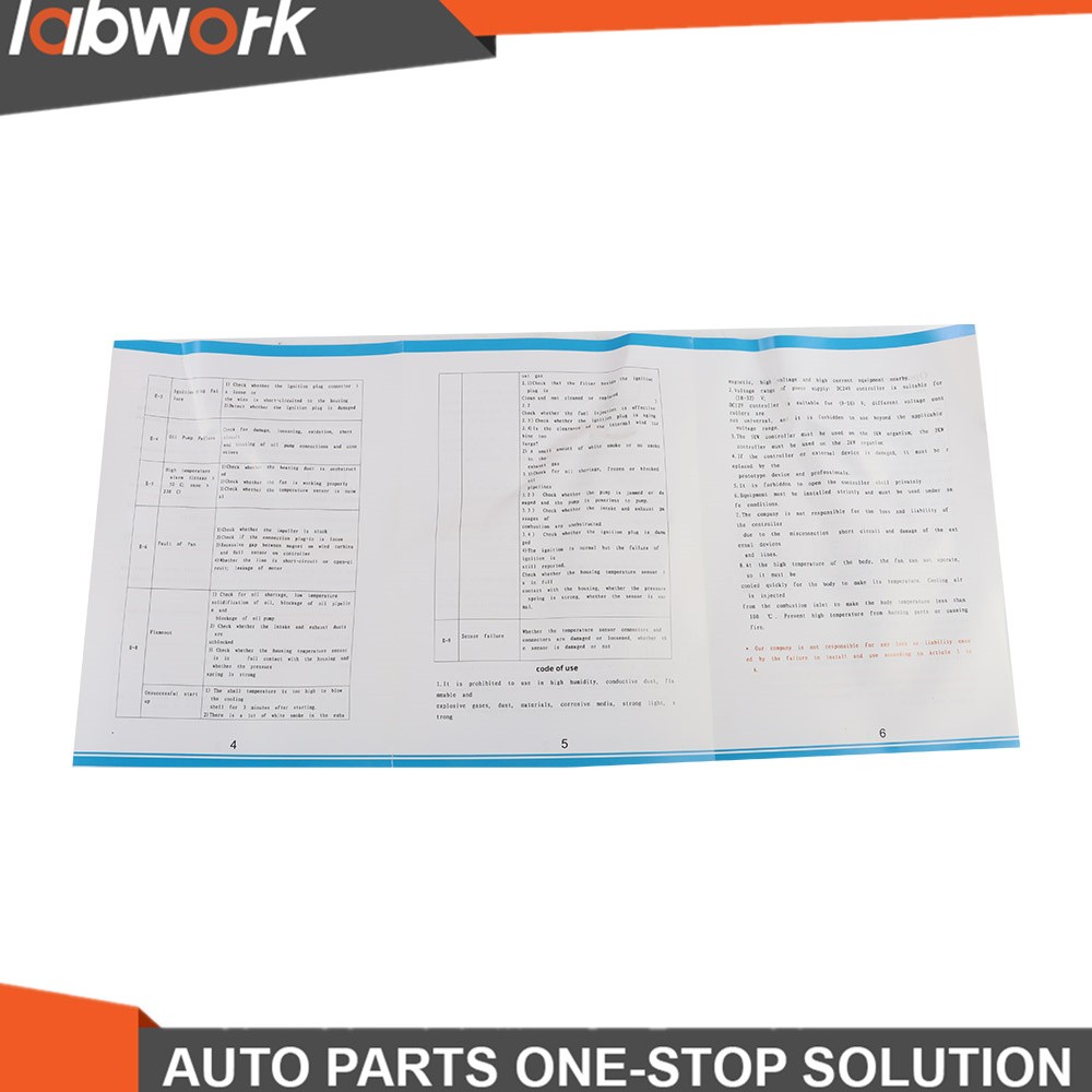 Labwork Diesel Air Heater All In One 5KW 12V LCD Thermostat For Car Boat Truck