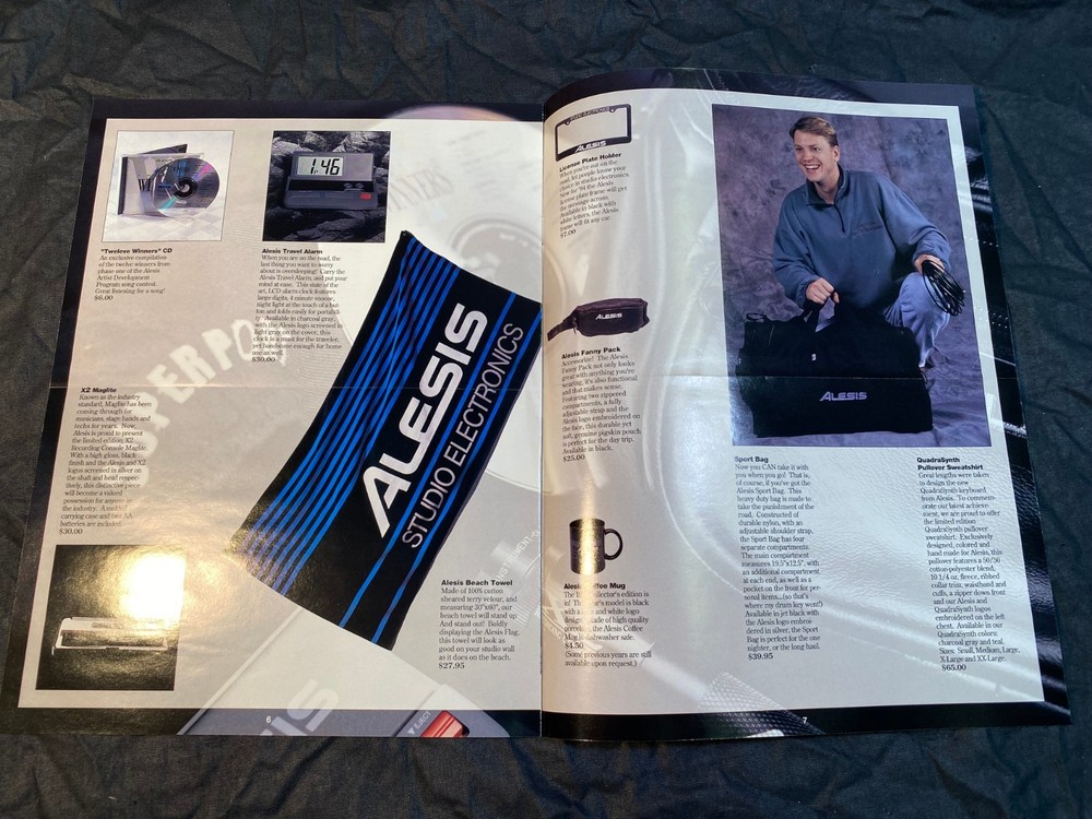 Vintage Alesis Studio Electronics Gear Brochure