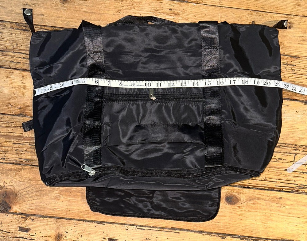 Flintronic Travel Duffel Bag Black Foldable NWT