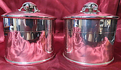 EXCEPTIONAL QUALITY CYLINDER LIDDED CONTAINER MOVEABLE TURTLE,HAND WROUGHT .925
