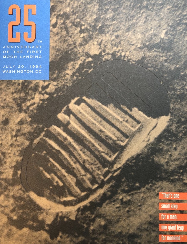1994 US Postal Service 25th Ann of Moon Landing booklet