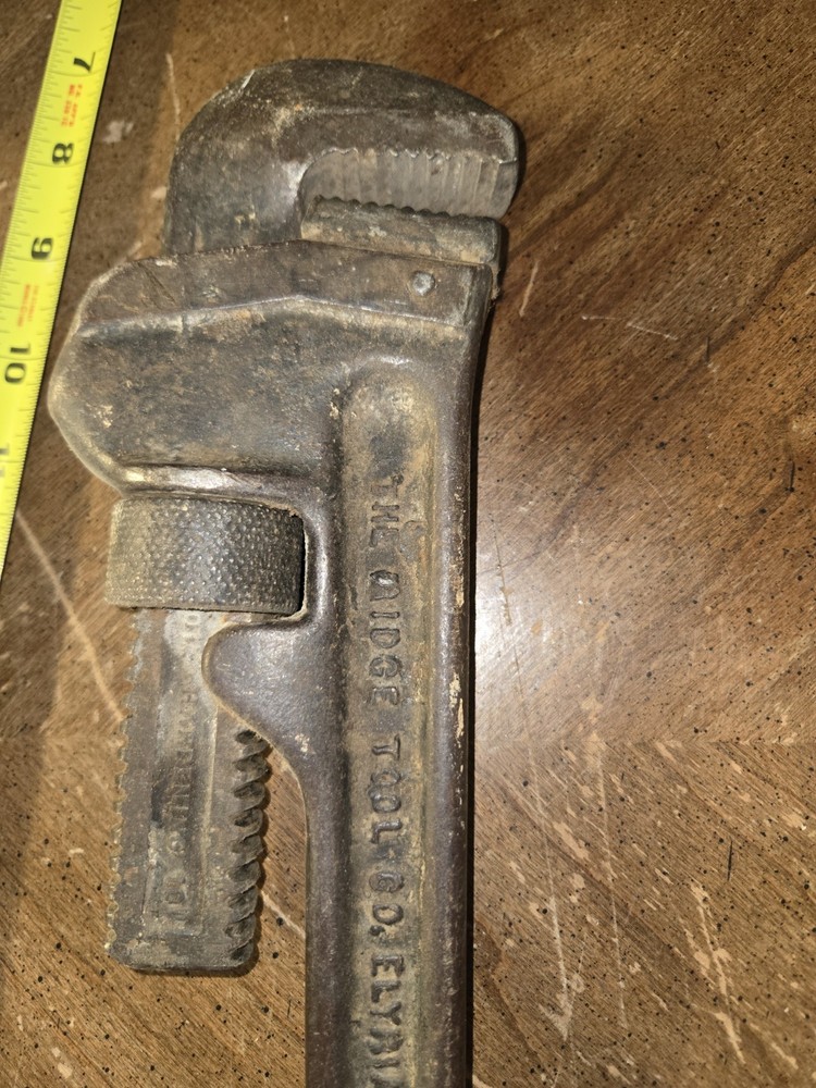 VINTAGE 18" inch Rigid Pipe Monkey Wrench