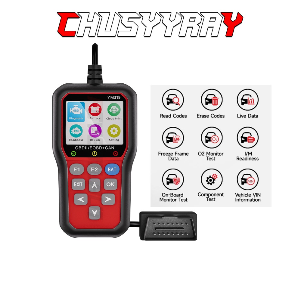 OBD2 Scanner Code Reader Check Engine Fault Car Diagnostic Tool