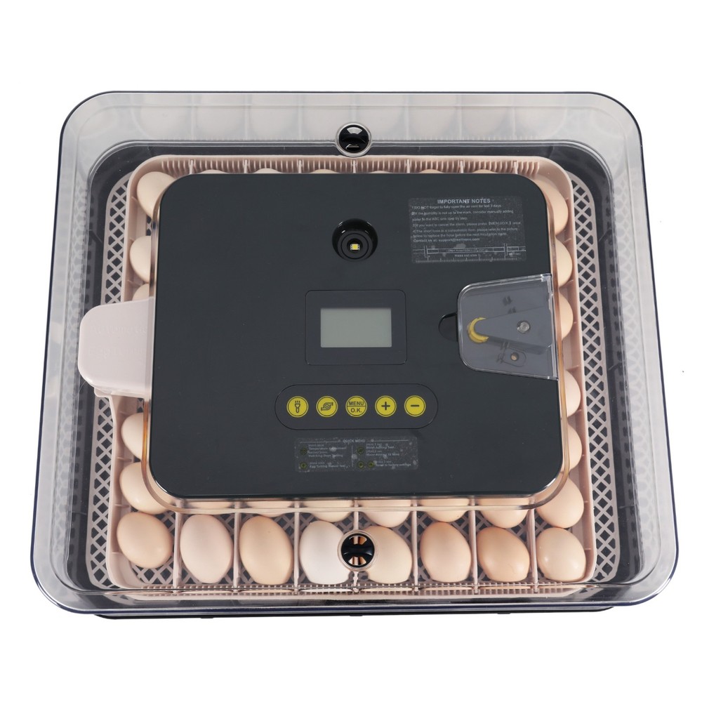 56 Egg Incubator for Hatching Eggs w/Automatic Egg Turning & Auto Humidification