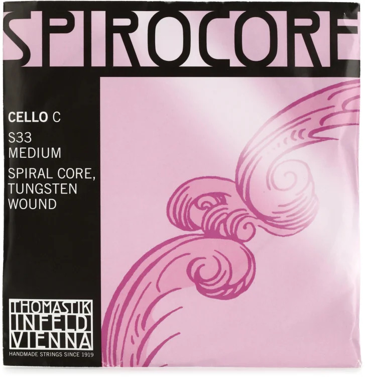 Thomastik-Infeld S33 Spirocore Cello C String - Tungsten Wound