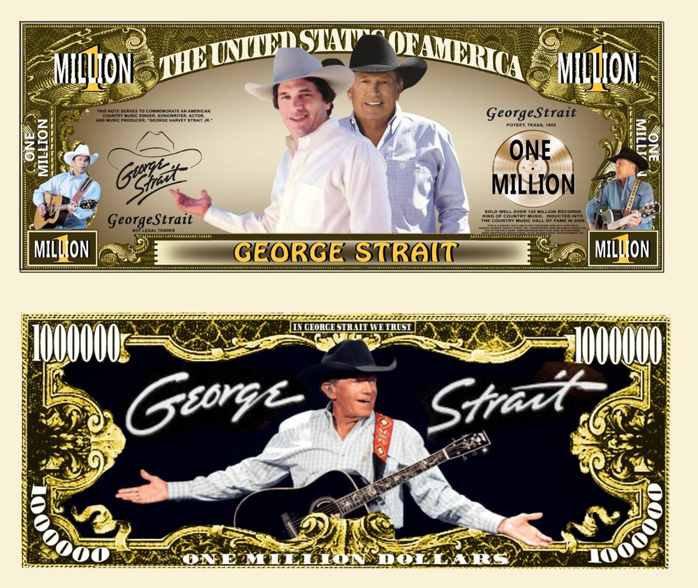 OUR GEORGE STRAIT NOVELTY NOTE  (2 EA)