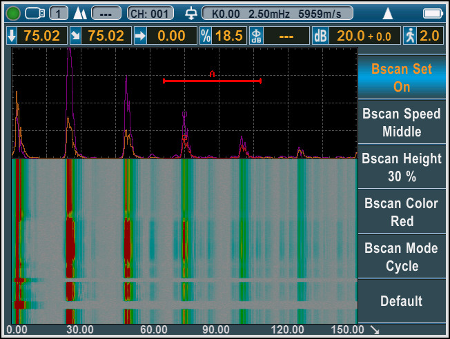 Digital Ultrasonic Flaw Detector for AWS Structural Welding with Display Inch
