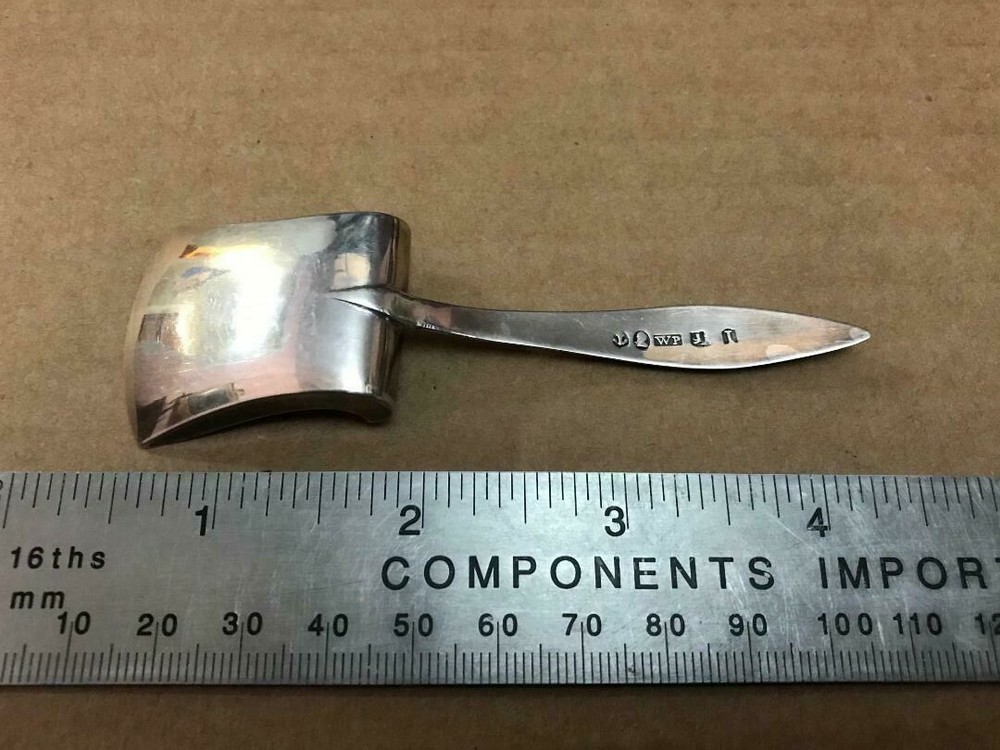 Georgian Silver Shovel Caddy Spoon, 1809, William Pugh