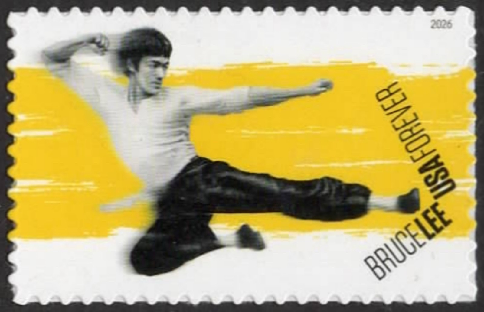 USA Sc. 6055 (F) Bruce Lee 2026 MNH single