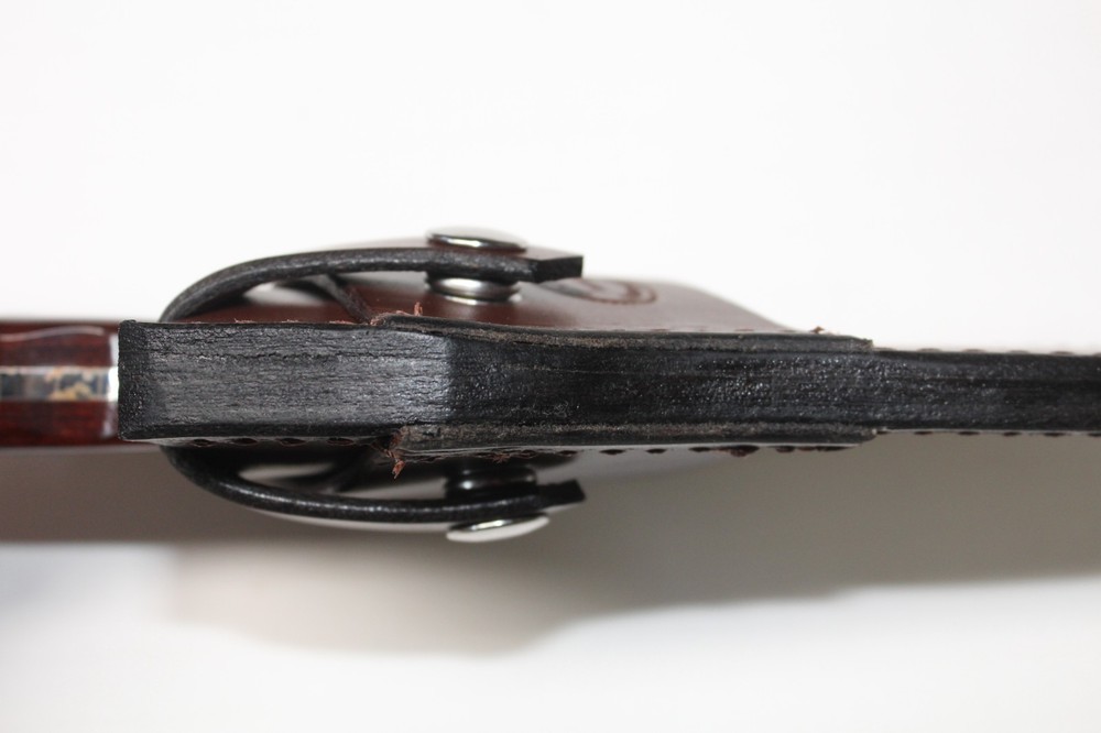 Buck 401 Kalinga. Cross, draw knife sheath.