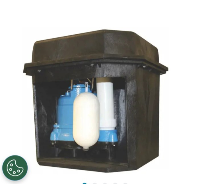 GCUBE0311-25 Goulds Sump Pump Basin Package 25' Cord 1/3hp 115v 1ph 43gpm