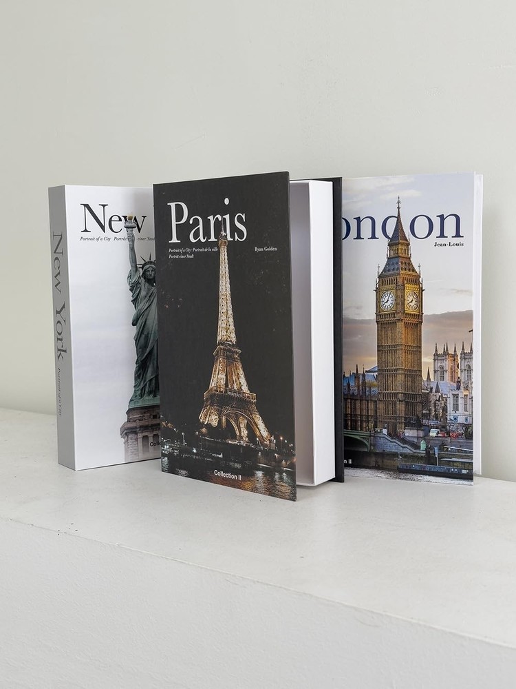 Decorative Storage Book Box – Hidden Storage for Remote Controls, Keys, and Sm