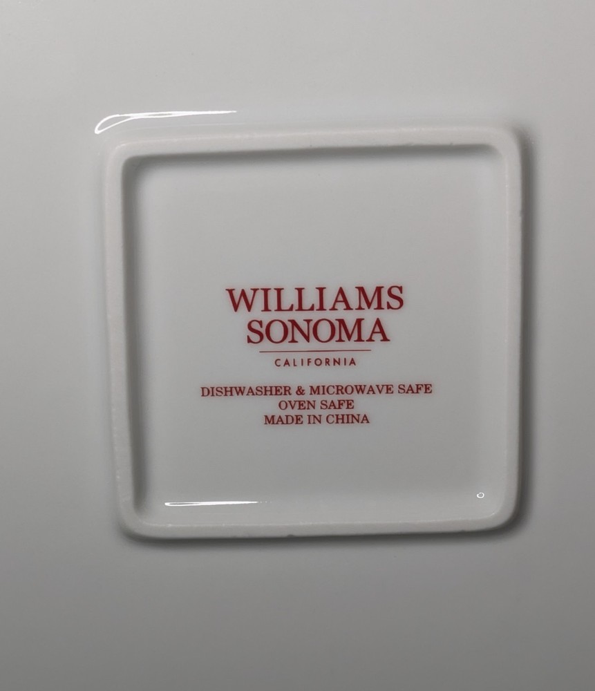 Williams Sonoma Twas The Night Before Christmas Nutcracker 8" Square Baker Dish