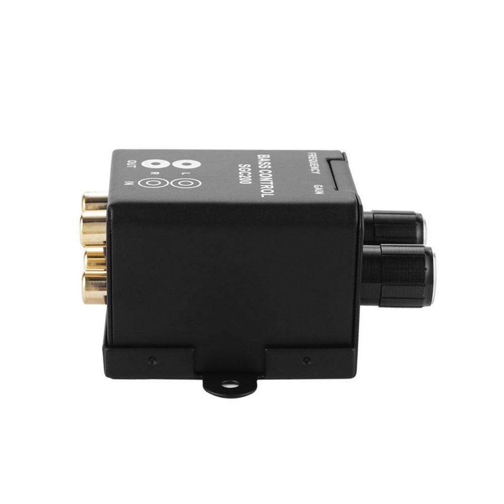 Universal Car Bass Controller with Adjustable Gain for Enhanced Audio Experience