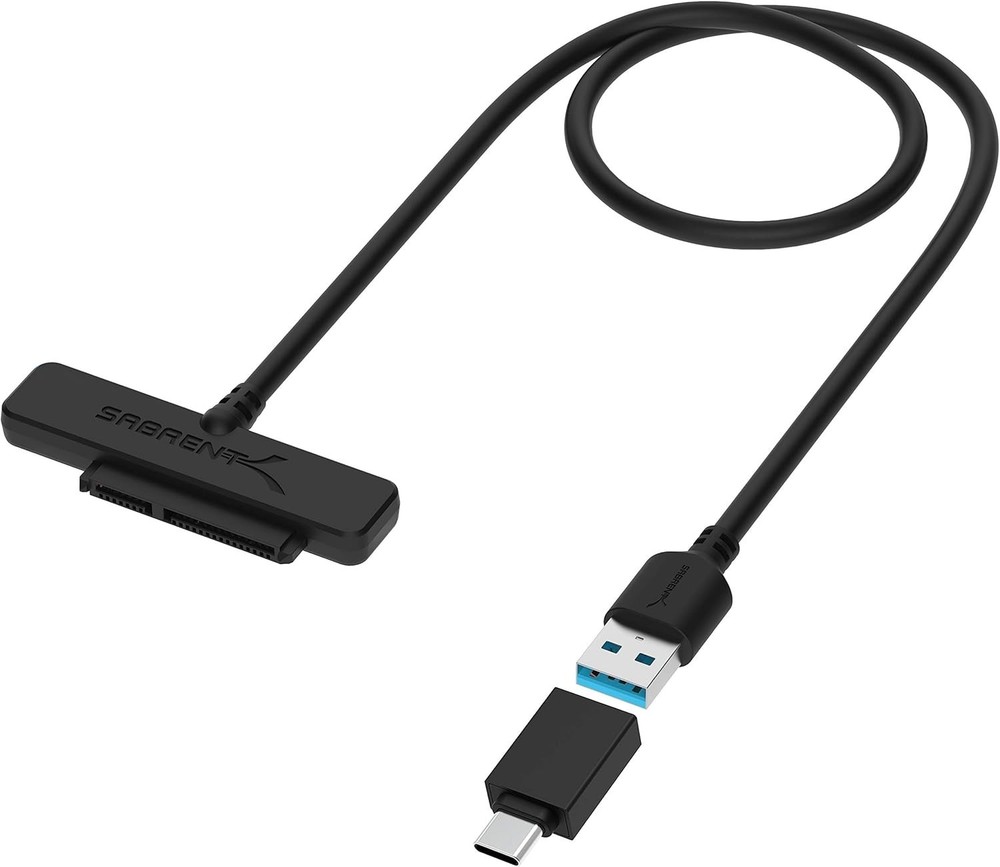 High-Speed 10Gbps USB 3.1 SATA Adapter with LED Indicators – For Laptops/Tablets