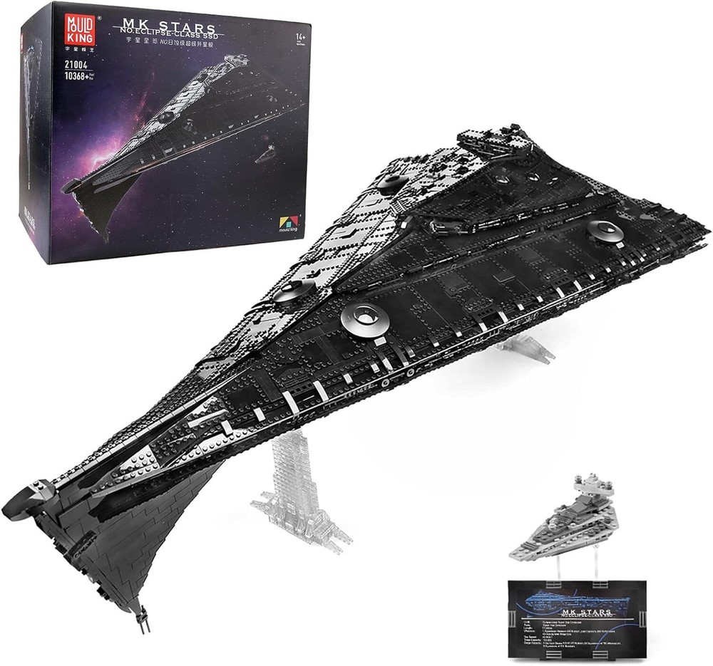 Mould King 21004 Star Wars Eclipse-Class Imperial Star Destroy Model Ship Set