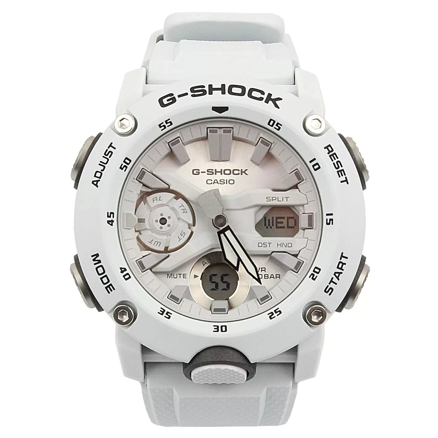 Casio G-Shock GA-2000S-7A NEW Men's Watch White Case/Band 4549526225406