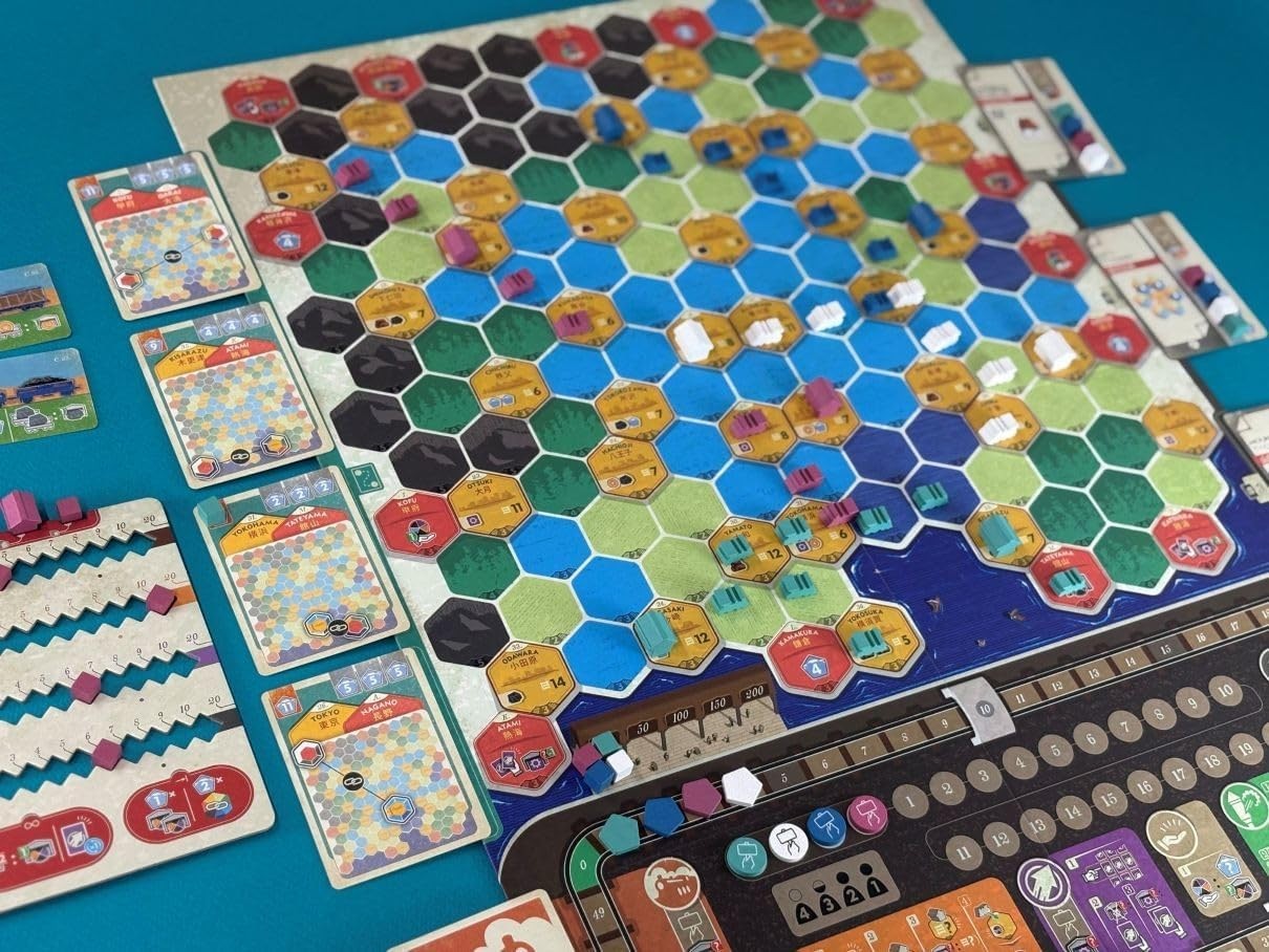 Arclight Railway Boom Board Game 2-4P 60-120 Min 14+ English Rules Japanese New