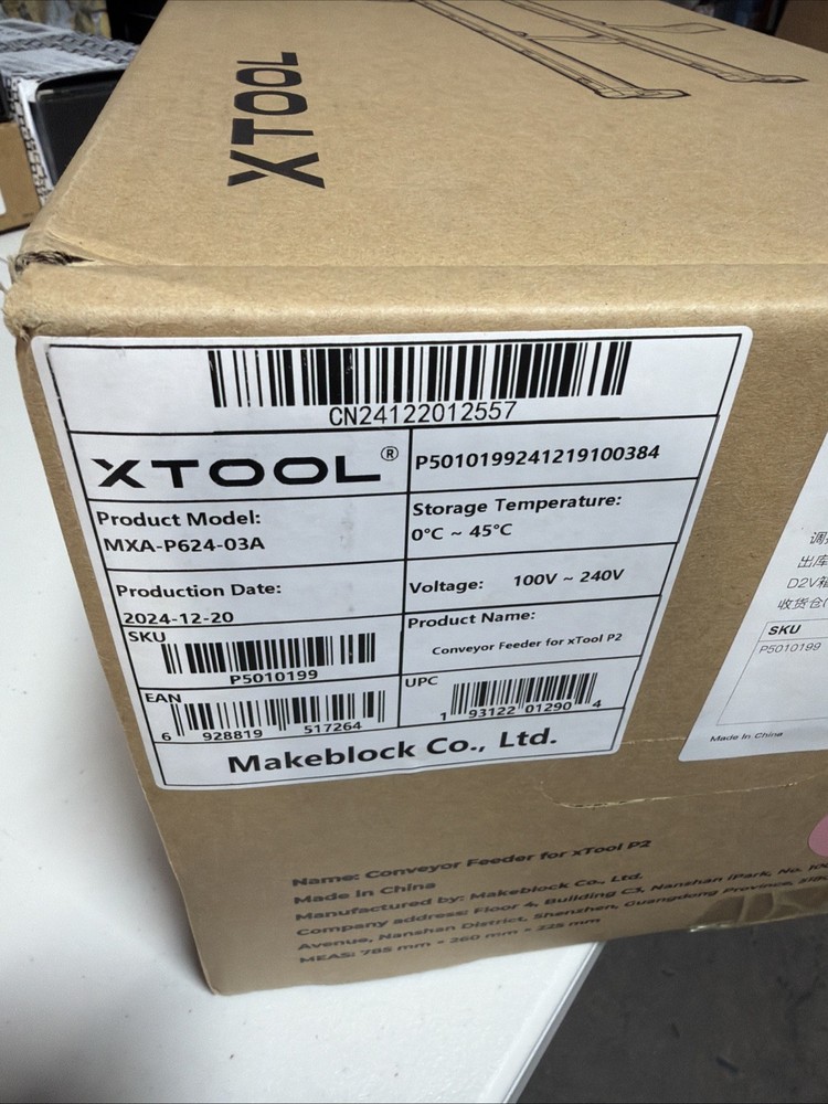 xTool Automatic Conveyor Feeder for xTool P2 55W Co2 Laser Cutter