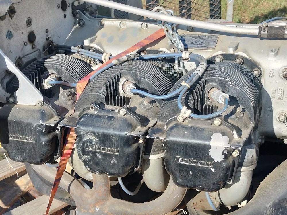 Continental 185 E185 E-185 Airplane Aircraft AirBoat Engine Core - Seized