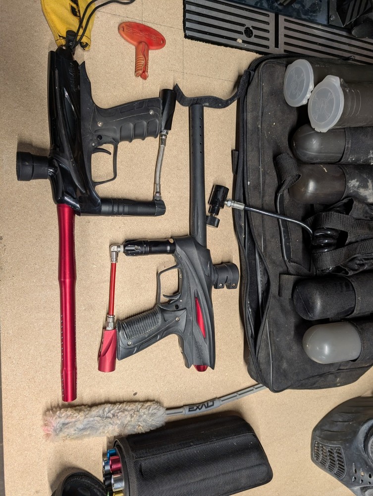 2 GOG Envy Paintball Marker Bundle With Accessories