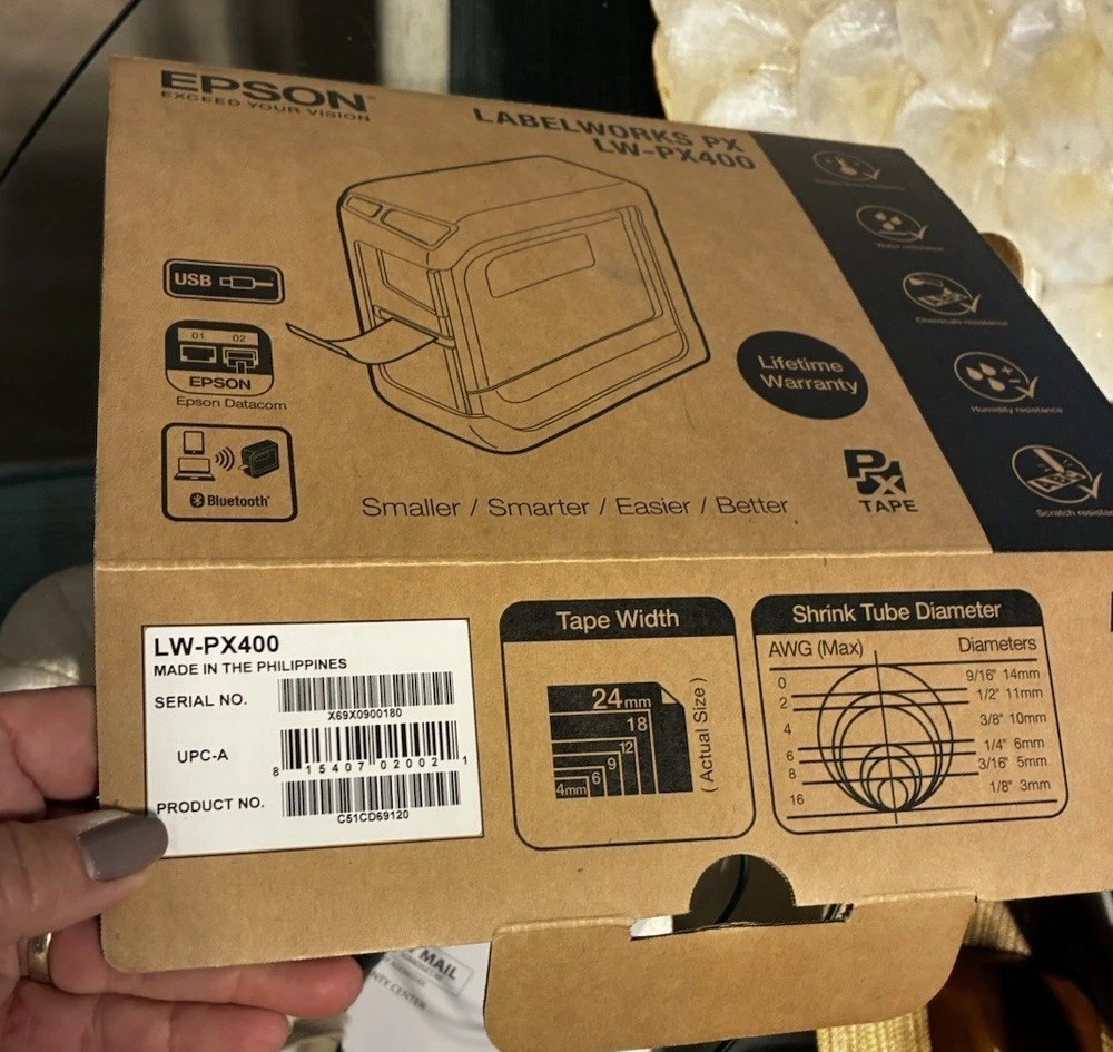 Epson Label Px LW – PX400 ￼. EUC.  WORKS