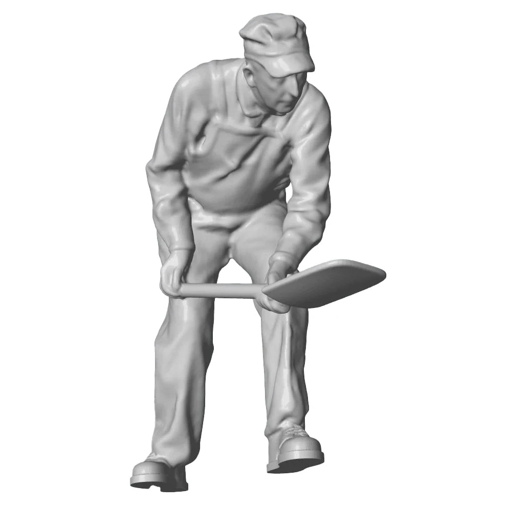 ENGINEER & FIREMAN Resin Print 1/87 HO Scale SET OF 9