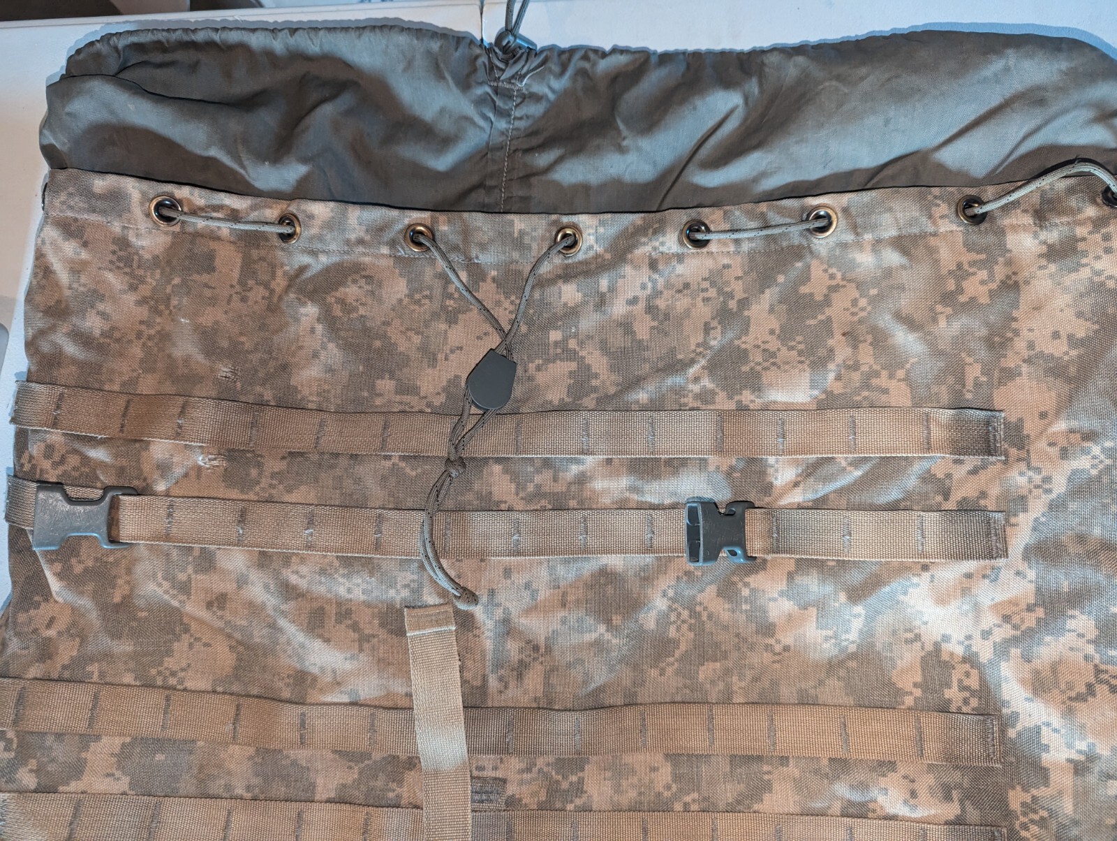 2 US Military Surplus Rucksacks USGI Large Field Pack MOLLE II ACU Modular GC