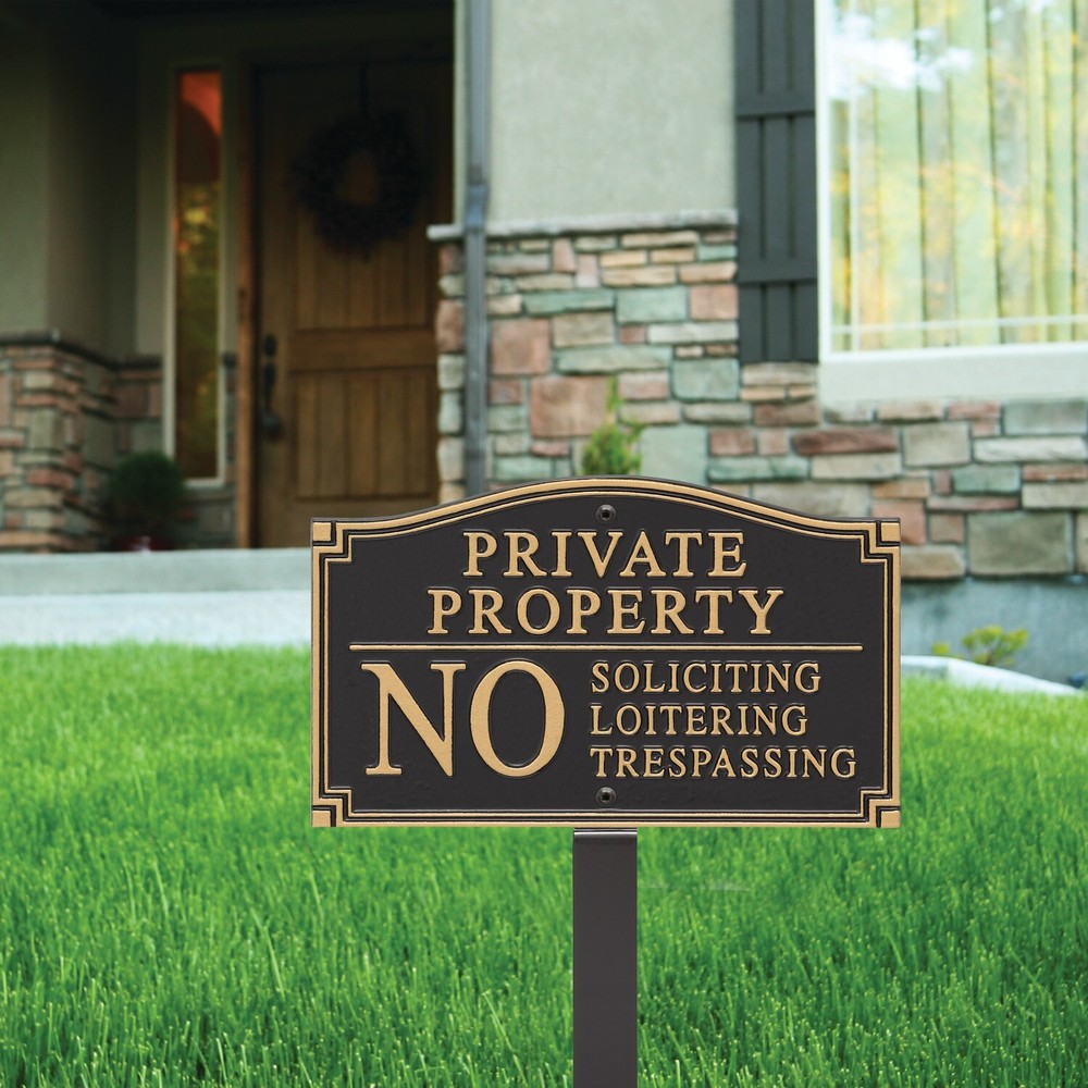 Private Property Lawn/Wall Statement Sign