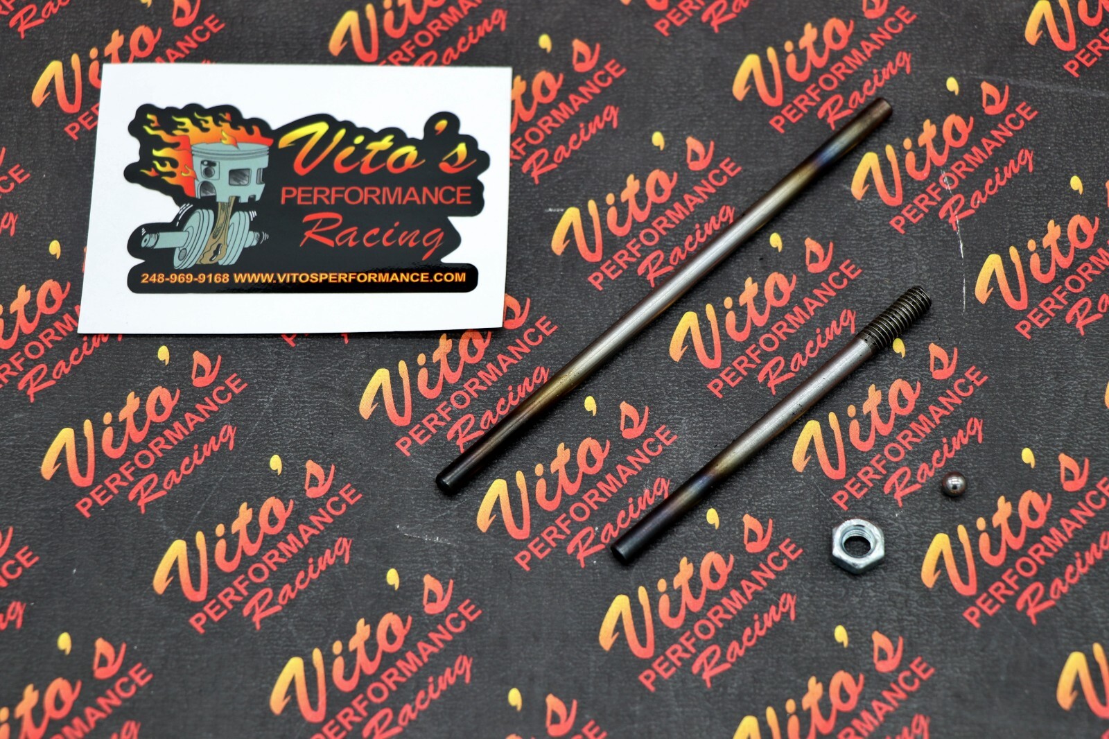 NEW Vito's clutch PUSH RODS + BALL adjuster screw Yamaha Blaster 1988-2006