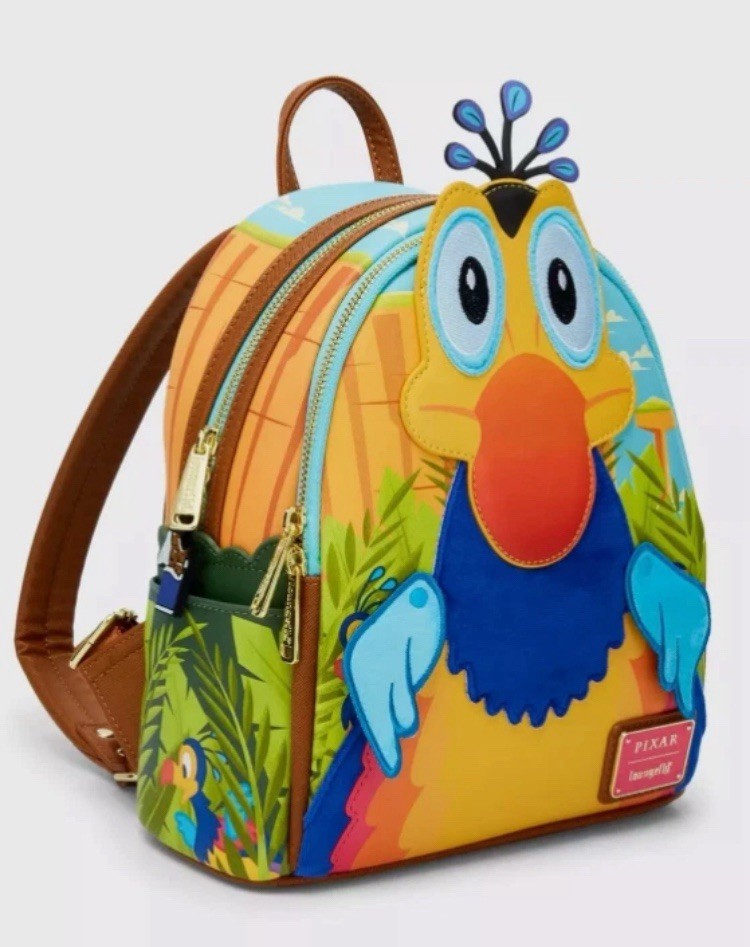 Loungefly Disney Pixar UP Kevin & Babies Mini Backpack w/ moveable wings NWT