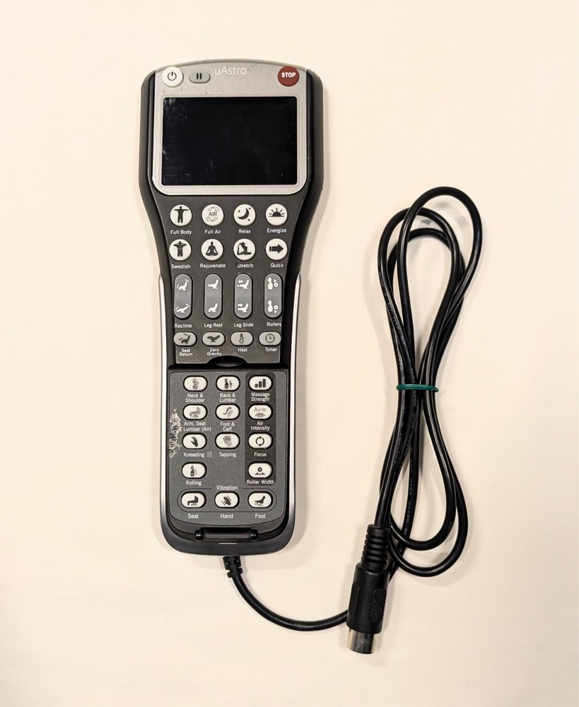 Brookstone uAstro Massage Chair Remote Control Hand Controller