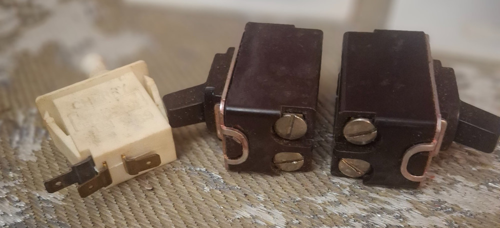 Quam Nichols CIB1 Intercom Call In Switch Push Button 2-Pack White