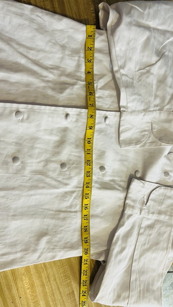 Chefs Shirt Jacket White size M Chef Code.