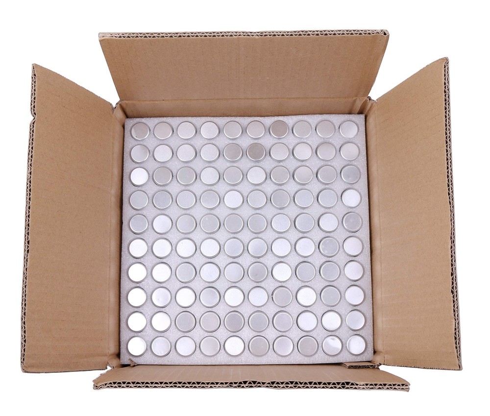MaxMau 100 Tiny Glass Bottles Clear Small Vials 15ml Empty Mini Jars with