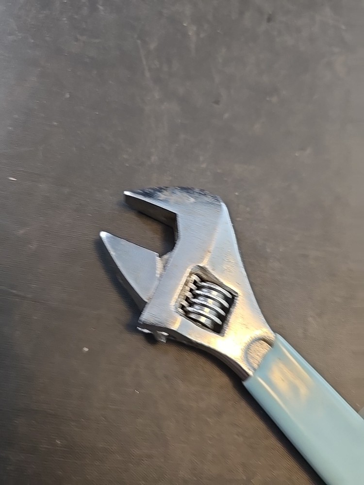 6 inch Adjustable Spanner Rubber Grip Handle Wrench