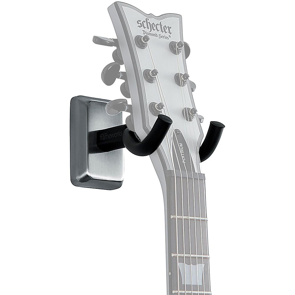 Gator Wall Mount Guitar Hanger Chrome