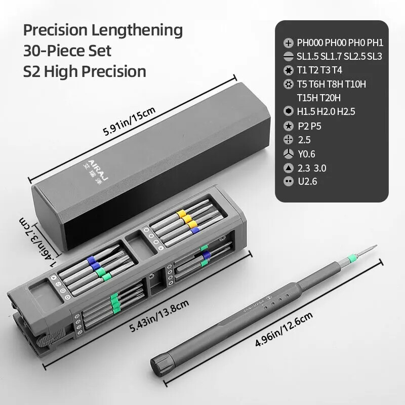 30/40 in 1 Screwdriver Set, Multiple Specifications High Precision Manual Tool