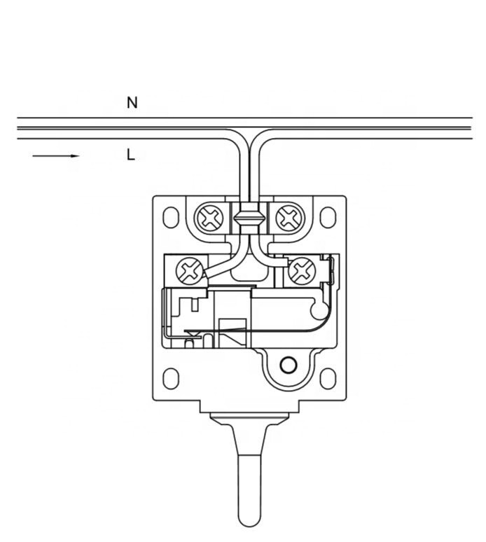 Push Button Door Light Switch for Hotel XX-2021-1