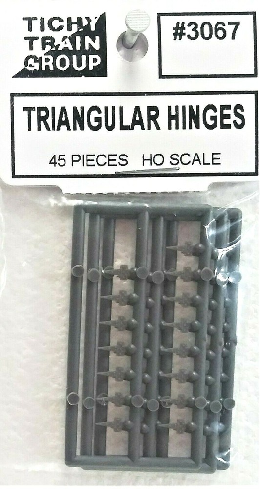 HO Scale Tichy Train Group 3067 Triangular Style Hinges pkg (45)