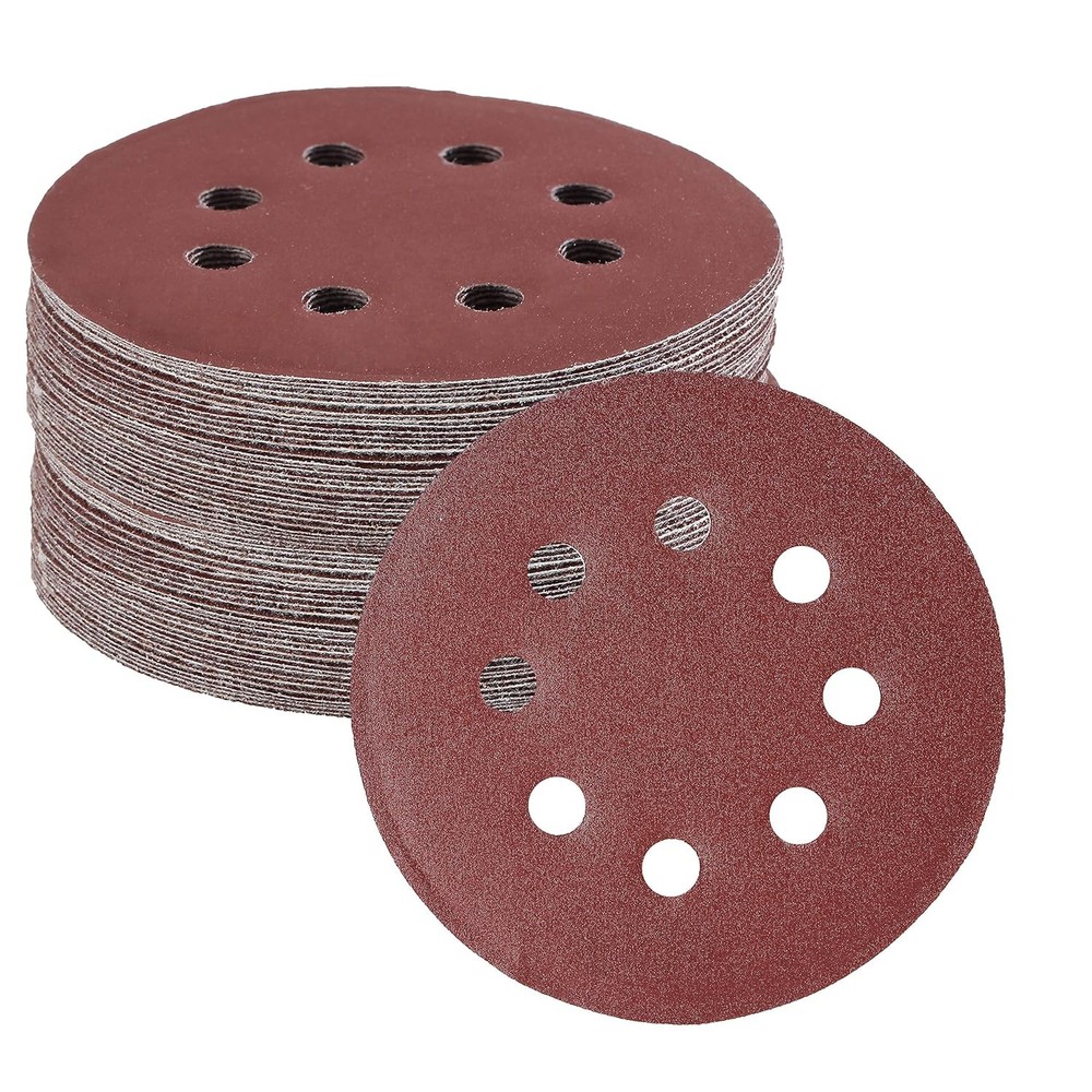 Bates- Sanding Discs 5 Inch 8 Hole, 30 Pack, Assorted Grits