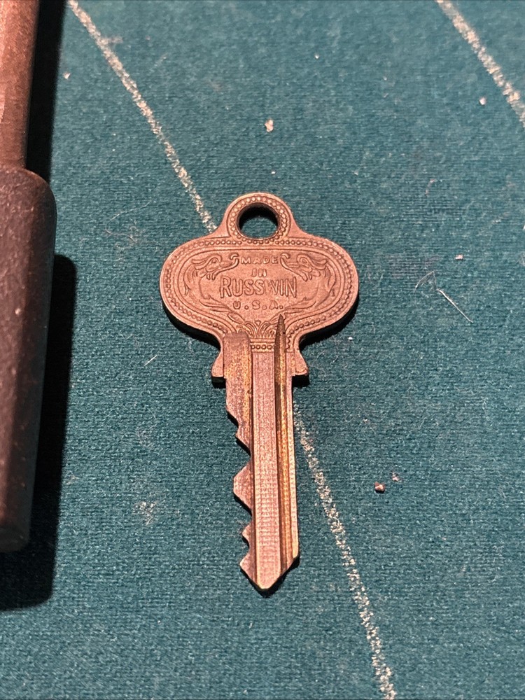 Antique Corbin #2 Lock With Key Works