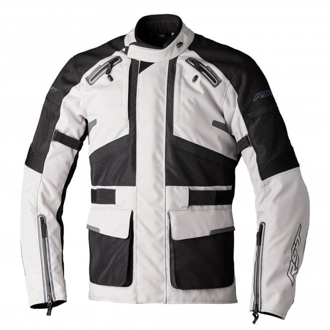 RST Men's Textile Jacket - Endurance CE (Silver/Black)