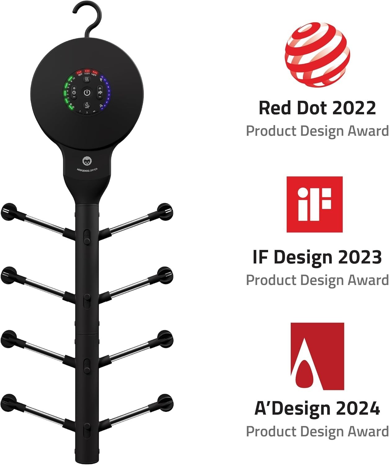 Hedgehog Multi Wear Hanging Dryer with Adjustable Heat and Fan Setting