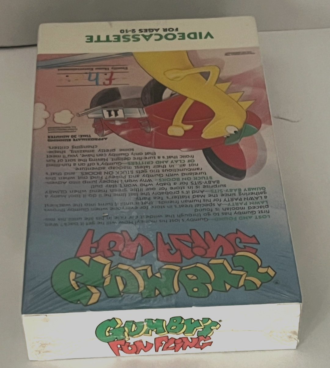 Gumby's Fun Fling 1986 Vhs Family Home Entertainment Kids