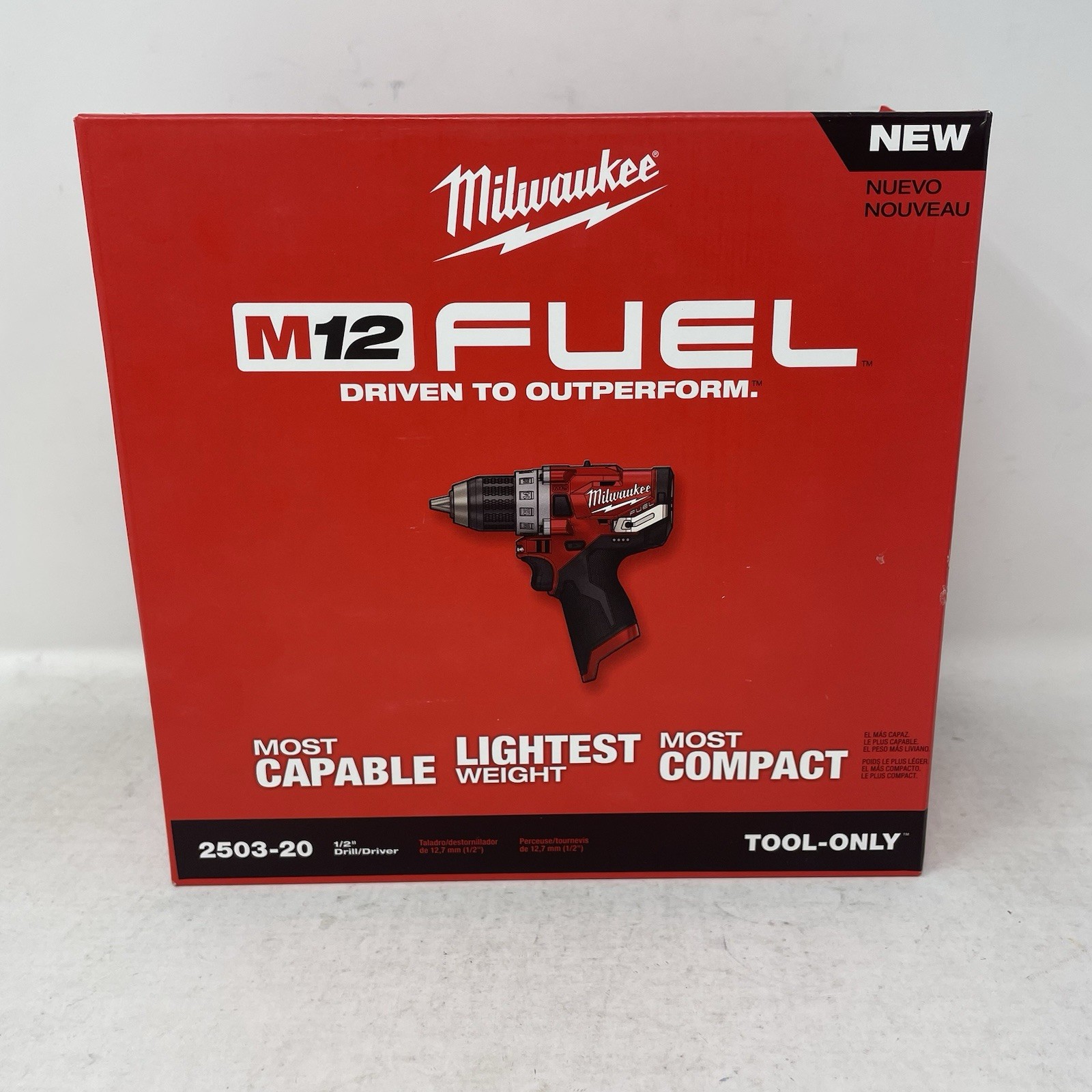 Milwaukee 2503-20 1/2" Drill Driver M12 FUEL 12-Volt Brushless *Tool Only*