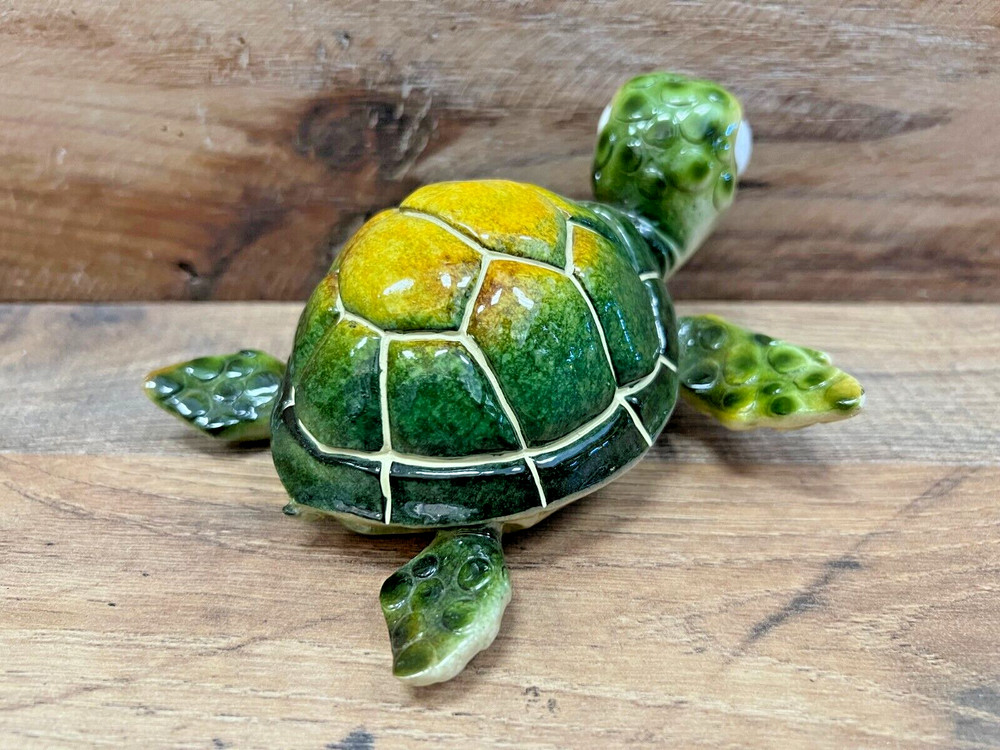 Turtle Resin Figurine 6" x 3"