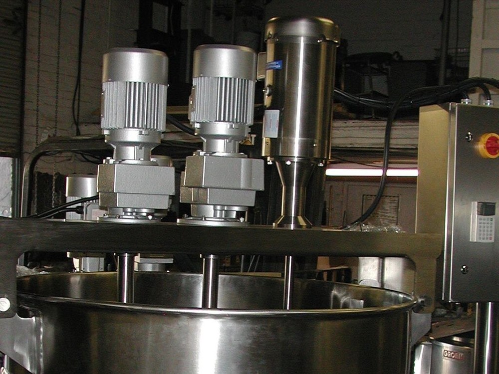 STEAM KETTLE AGITATION, SINGLE TWIN DOUBLE MOTION BLEND SHEAR SCRAPE SURFACE !